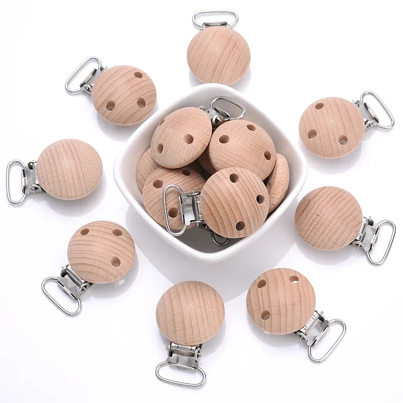 10Pcs Clips 30mm Round Natural - Baby Food Natural ulasan dan harga