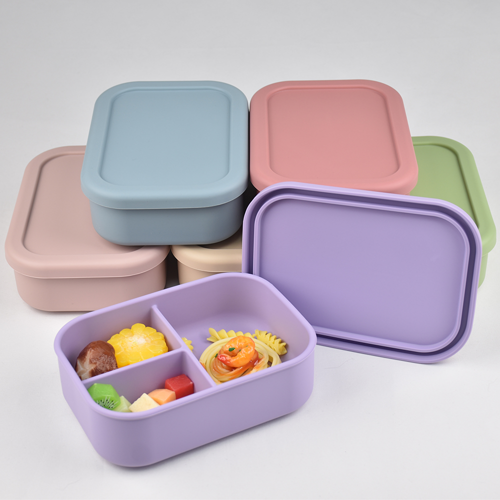 3-Compartment Food Grade Silic - Baby Food Hero ulasan dan harga