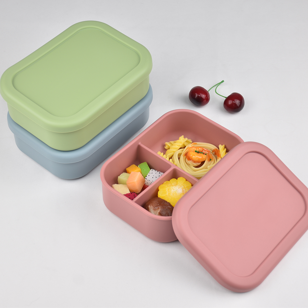 3-Compartment Food Grade Silic - Baby Food Hero ulasan dan harga