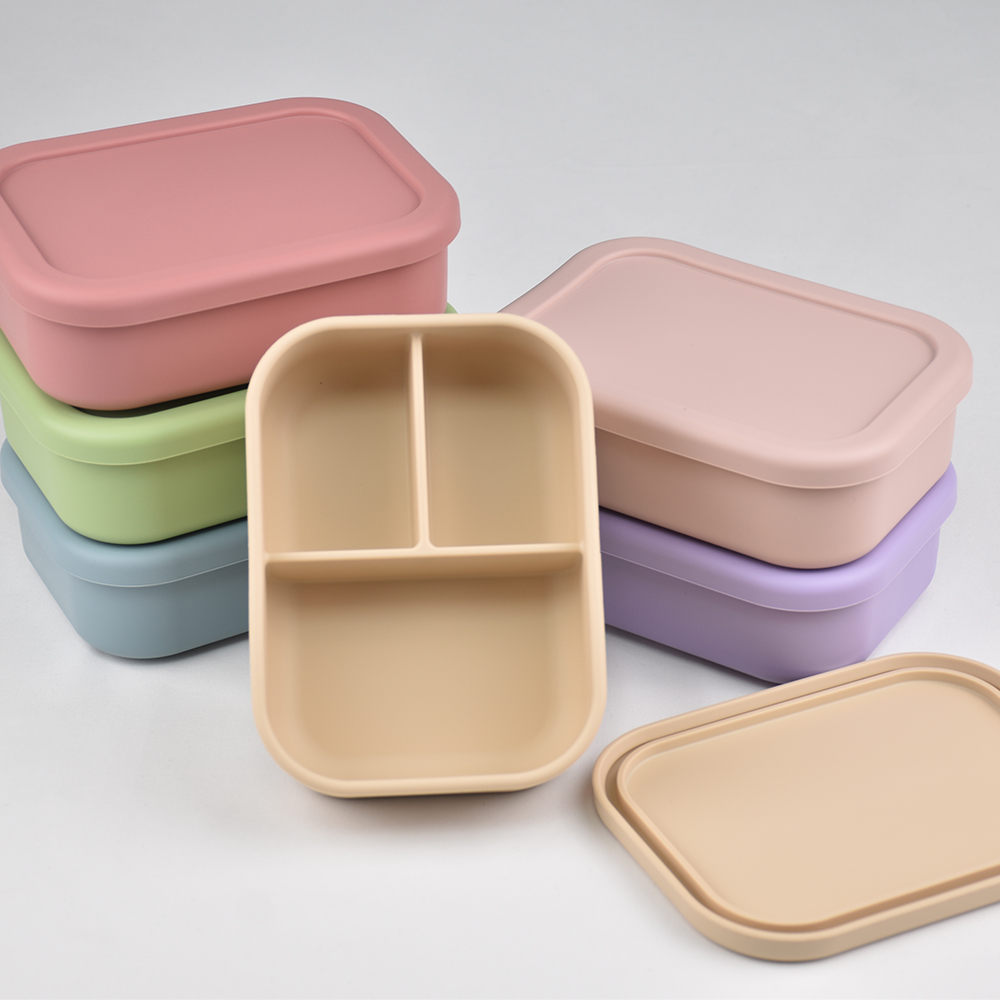 3-Compartment Food Grade Silic - Baby Food Hero ulasan dan harga