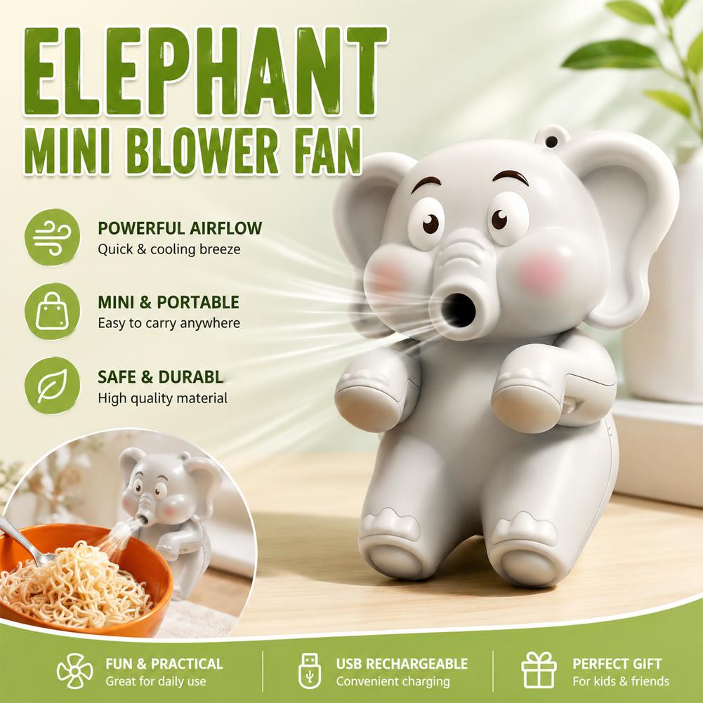 Mini Elephant Food Cooler Fan, - Baby Food For 2 Year Old ulasan dan harga