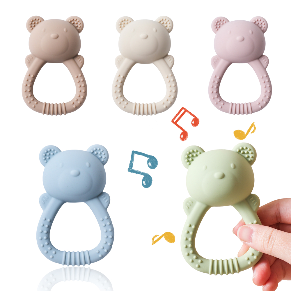 Baby Silicone Teether Bear Han - Baby Food Natural ulasan dan harga