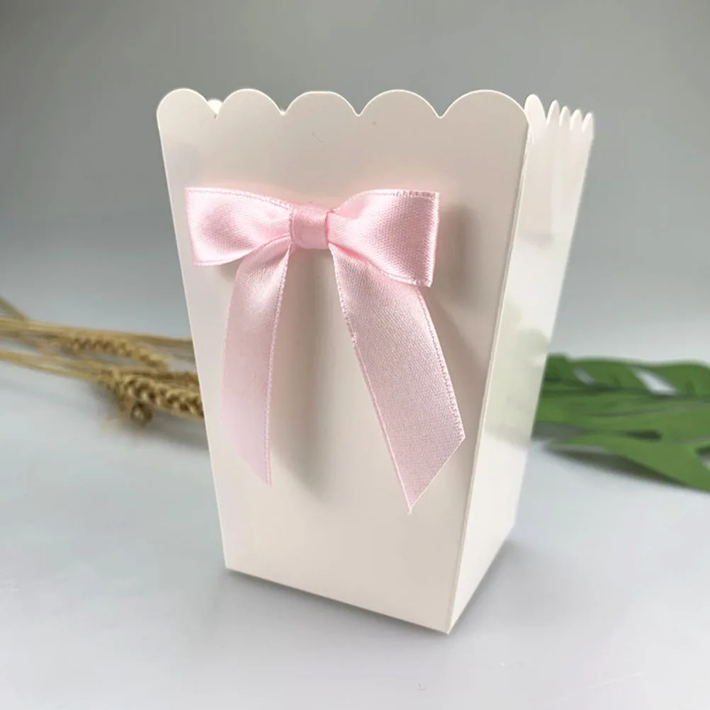 12pcs Pink Bow Popcorn Box Par - Baby Food Flavors ulasan dan harga