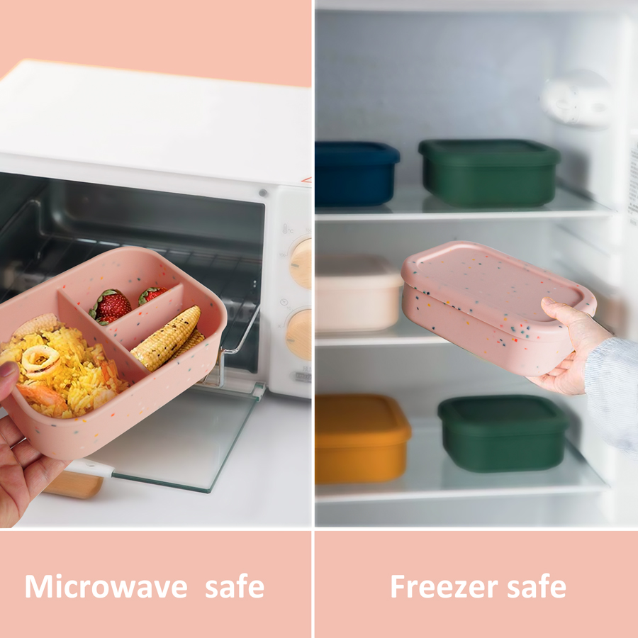 1PCS Microwave Lunch Box Silic - Baby Food Hero ulasan dan harga