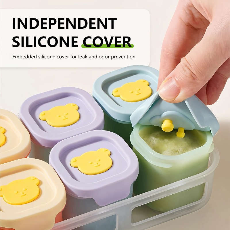 Baby Food Freezer Tray with Li - Freezer Tray Baby ulasan dan harga