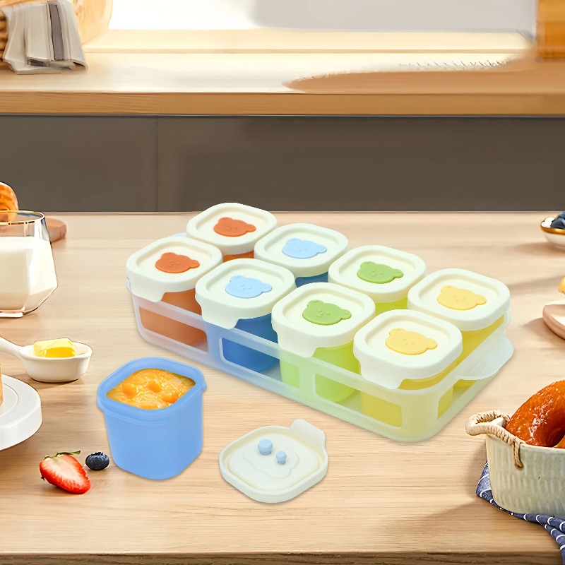 Baby Food Freezer Tray with Li - Freezer Tray Baby ulasan dan harga