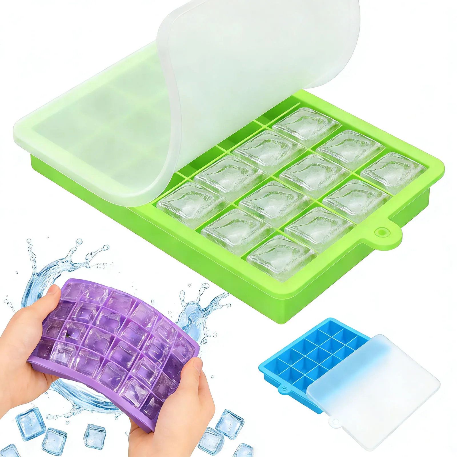 Silicone Ice Cube Tray Easy Re - Freezer Tray Baby ulasan dan harga