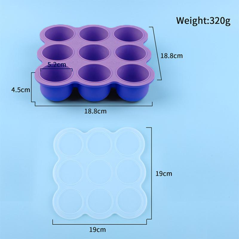 Baby Food Silicone Container 9 - Freezer Tray Baby ulasan dan harga