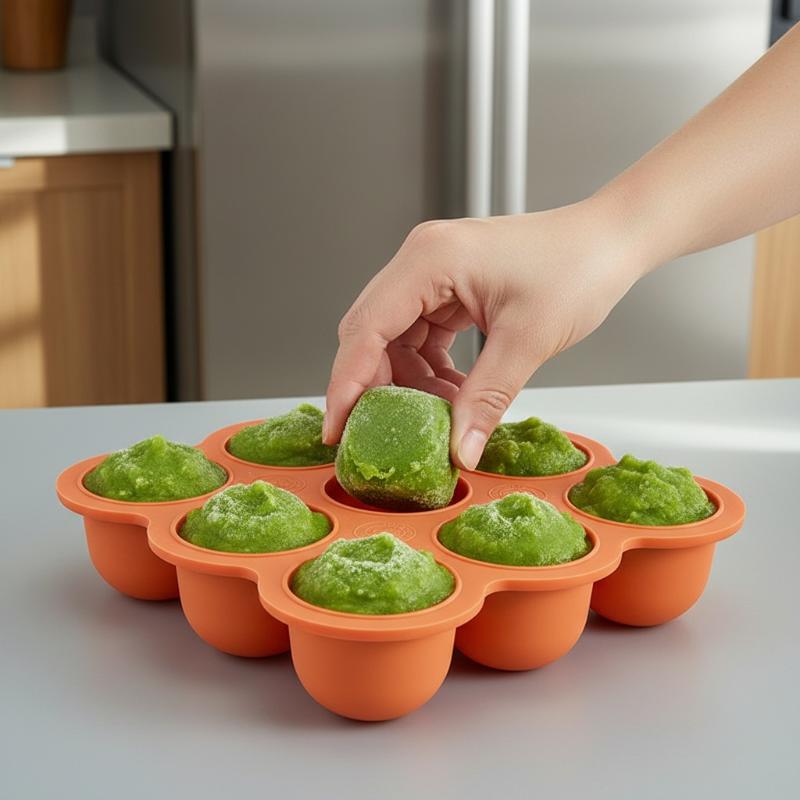 Baby Food Silicone Container 9 - Freezer Tray Baby ulasan dan harga