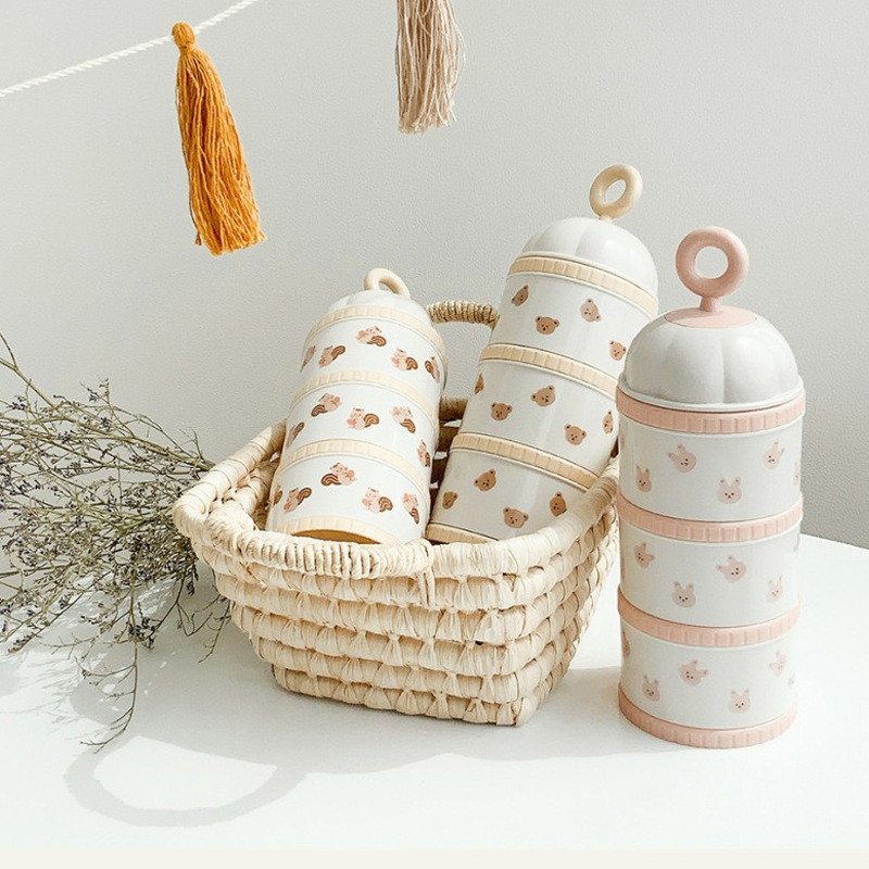 Cute Bear Milk Powder Box Baby - Baby Food Hero ulasan dan harga