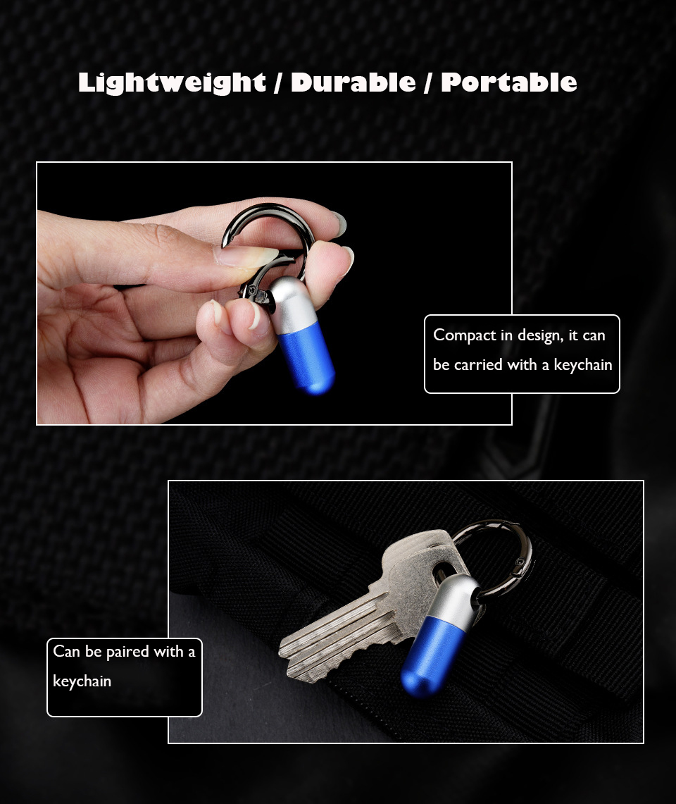 Aluminum Alloy Waterproof Pill - First Food Jar ulasan dan harga
