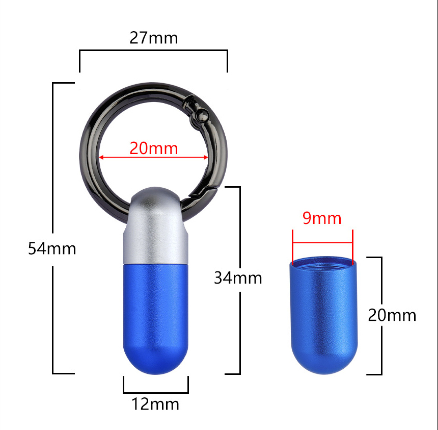 Aluminum Alloy Waterproof Pill - First Food Jar ulasan dan harga