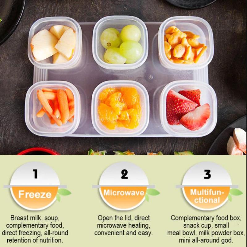 4/6pcs Baby Food Freezer Stora - Freezer Tray Baby ulasan dan harga
