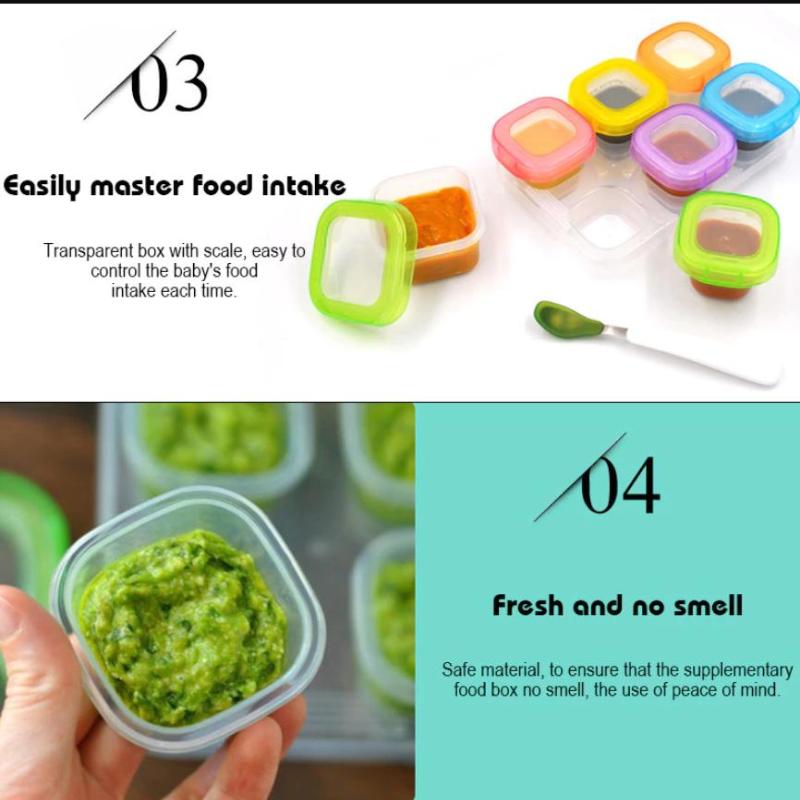 4/6pcs Baby Food Freezer Stora - Freezer Tray Baby ulasan dan harga