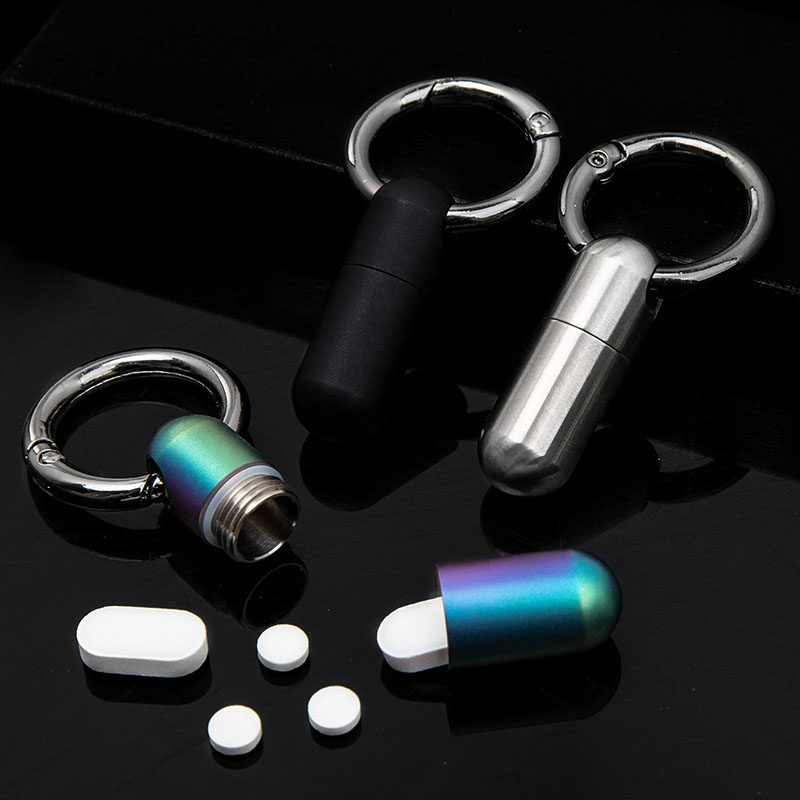 Pure Titanium Waterproof Pill  - First Food Jar ulasan dan harga